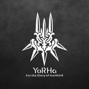 尼尔机械纪元游戏2b小姐姐a2贴纸yorha尤尔哈寄叶部队logo痛车贴