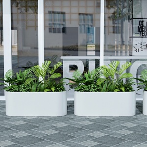 商业街金属花架花坛轻奢外摆大厅走廊北欧组合室外售楼部景观花箱