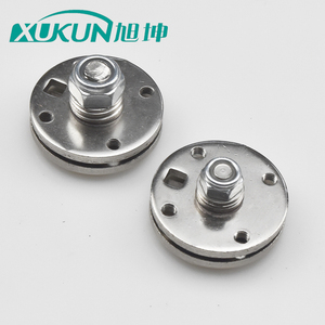 圆盘转轴360度活动阻尼旋转轴通孔可过线阻尼扭矩可调合页随意停