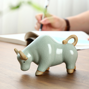 桌面陶瓷牛