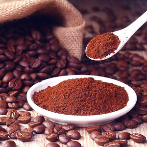 海南特产琼中母山咖啡粉454g/罐 烘焙熟豆现磨速溶罐装包装农夫邦