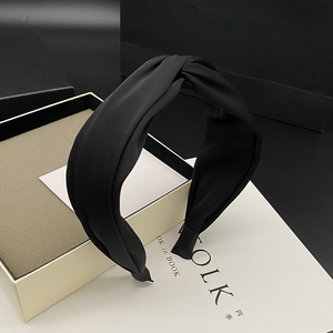 韩国黑色高级感宽边发卡发捆压发发箍头箍夏季网红新款发饰头饰女