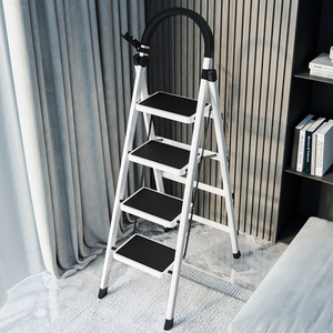 梯子阁楼专用步梯家用人字梯可折叠铝合金卧室衣柜可收缩便携式小