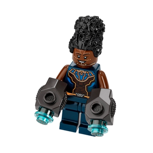 lego乐高 漫威超级英雄人仔 黑豹的妹妹舒莉 76186黑豹神龙飞行器