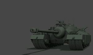 1/16 T95/T28重型坦克 3D打印模型