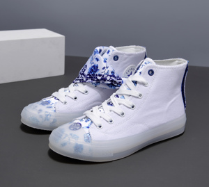 star匡威1970s张艺兴同款联名高帮青花瓷帆布鞋方巾男女休闲潮鞋