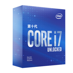 Intel/英特尔10代酷睿 i7-10700kf八核十六线程原包盒装CPU处理器