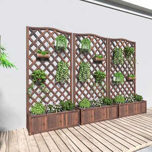 户外塑木围栏板露台庭院防水隔断围墙阳台别墅花园室外防腐栅栏板