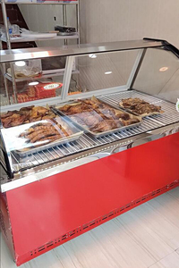 绝味鸭脖周黑鸭冷藏展示柜熟食凉菜卤菜烧烤点菜柜商用直冷双温柜