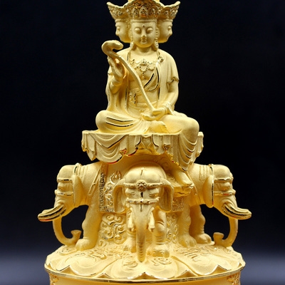 三漫陀旗舰店天猫三漫陀峨眉山金顶十方普贤菩萨佛像四面佛菩萨像