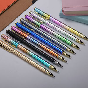 金属中性笔情侣刻字