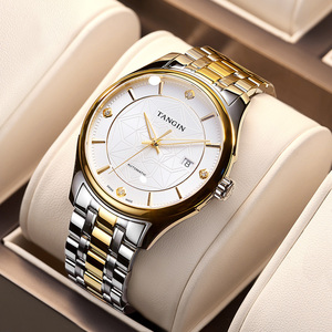 瑞士正品2023新款tangin天珺品牌男款商务十大男士手表机械表7059