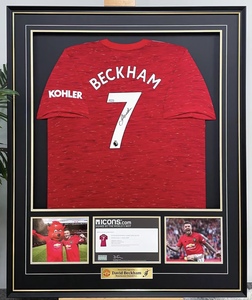 小贝签名球衣panini 曼联贝克汉姆亲笔签名球衣英格兰帕尼尼出品