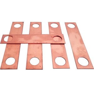 法兰静电跨接铜片铜排铜板防静电铜片跨接线加油站油库紫铜连接片