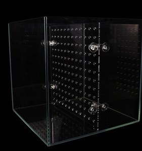 鱼缸隔离板分隔箱挡鱼固定夹鱼缸隔板亚格力隔离网卡子亚克力区防