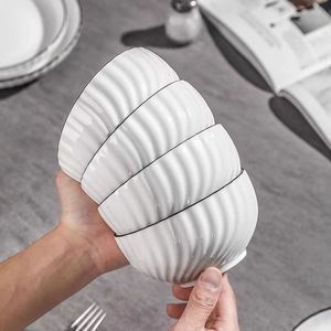 釉下彩碗家用2024新款陶瓷米饭碗面碗高级感盘子菜盘碗碟餐具套装