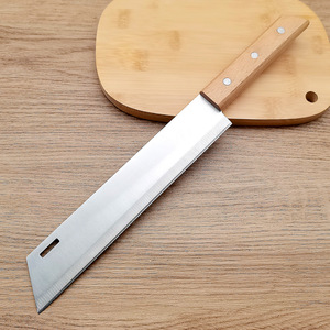 80深圳许诺儿淘宝大号水果刀柳刃切西瓜刀家用带刀套便携加长锋利