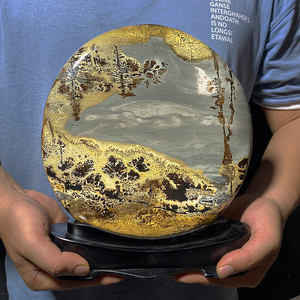 涛姐奇石广西天然国画石原石客厅办公室装饰石头摆件工艺品镇宅石