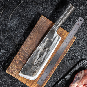 乔正铁匠手工锻打斩骨刀砍骨头专用刀锋利剁骨刀砍树刀鸡鸭排骨刀