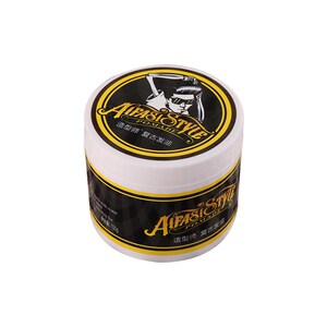 造型师复古发油帅气男子油发蜡男士保湿大k背头造型啫喱膏发泥定