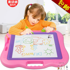 加大号吸铁石数字魔术魔法画板儿童写字板益智家用重复手写板神器