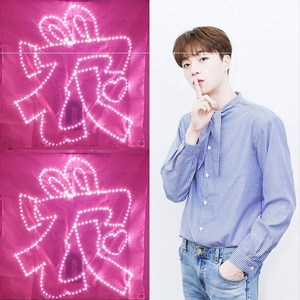 ninepercent陈立农演唱会应援灯牌定制发光荧光棒手灯胸牌头箍diy