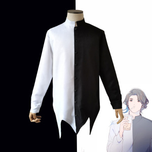 托雷基亚cos衬衣人间体衣服同款衬衫黑白cosplay雾崎上衣万圣节