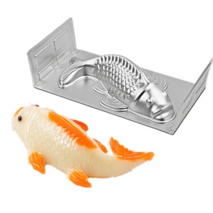 鲤鱼鱼模具鱼形厨房果冻用具模型铝制鸭血馒头锦鲤铝合金制作