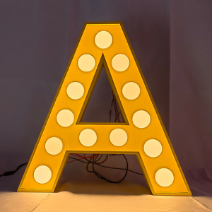 婚庆灯泡字发光字