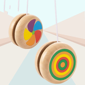 传统木质儿童溜溜球回旋小学生yoyo玩具女孩男孩悠悠球小朋友礼物