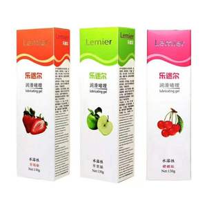 乐迷尔润滑剂三种口味水溶性人体润滑成人情趣房事人体润滑油