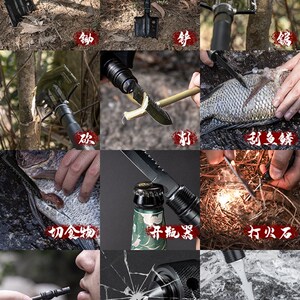 多功能工具组合刀具防身户外用品装备野外生存冷兵器荒野求生套装