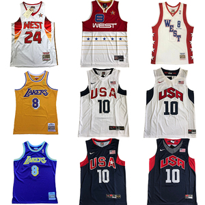 usa美国队10号kobe科比球衣全明星梦十梦八篮球服刺绣梦之队2008