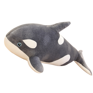 虎鲸抱枕玩偶男童睡觉布娃娃卡通可爱大号毛绒玩具公仔生日礼物