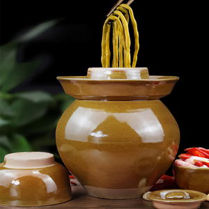四川老式泡菜坛子土陶加厚酸菜腌菜坛子家用小号水密封陶瓷咸菜罐