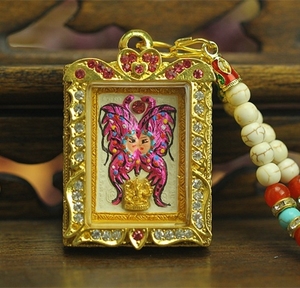 泰国佛牌真品 古巴吉士纳 蝴蝶牌 招正偏财转运 助姻缘桃花运成愿