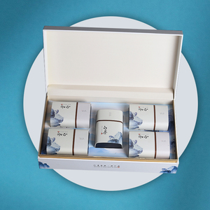 高档安吉白茶包装盒空礼盒 5茶叶罐子茶叶礼盒空盒定制2021新款