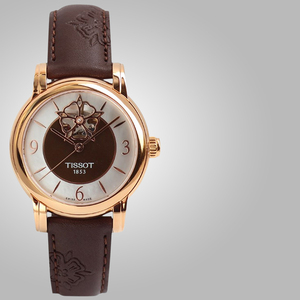 直邮tissot天梭瑞表心媛系列机械女表钢带t05020711011040人付款4869