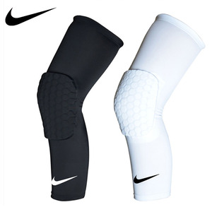 nike耐克运动篮球蜂窝防撞护膝男膝盖训练加长款专业装备儿童护腿