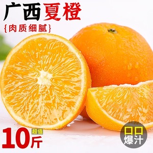 夏橙新鲜水果秭归脐橙现摘10斤包邮湖北孕妇皮薄多汁甜橙子伦晚5