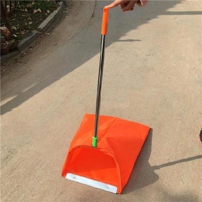 撮箕防风收集袋清洁工撮斗物业扫马路不锈钢垃圾铲工具环卫工簸箕