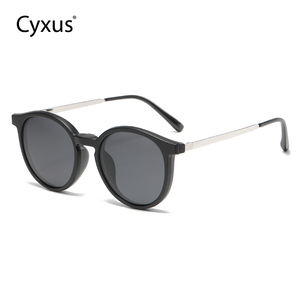 cyxus眼镜五合一磁吸设计套镜驾车偏光夜视太阳镜防紫外线墨镜男