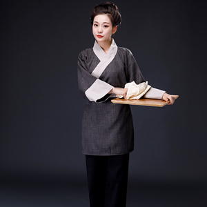 古装代老百姓老妇人村姑粗布女店小二棉麻女掌柜平民群演村民汉服