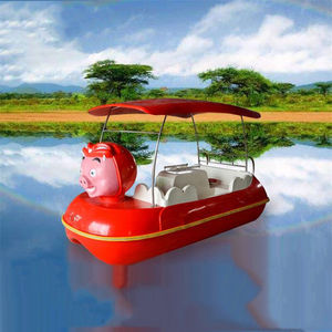 脚蹬船脚踩船水上游乐船脚踏船舶配件配套公园游船游艇配件0人付款74