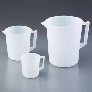 pe烧杯hdpe烧杯塑料量杯10l5l3l2l1l有刻度100/300/500ml亚速旺
