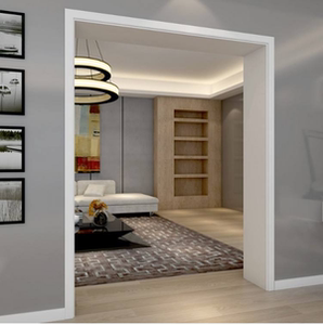 定制加厚装饰白色圆弧实木门套欧式包边飘窗客厅阳台垭口免漆烤漆