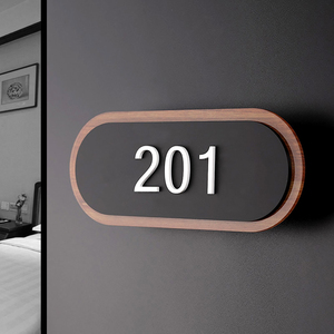 8036人付款天猫亚克力北欧轻奢创意个性3d立体门牌号包厢酒店宾馆公寓