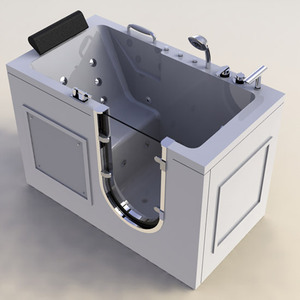 亚克力步入式老年人专用无障碍开门浴缸小户型家用残疾人按摩浴缸