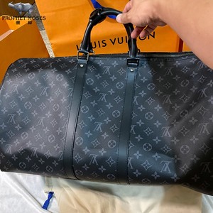 lv/路易威登2020新款男士大号老花旅行袋单肩斜跨包m40605