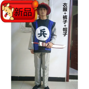 古代士兵服舞台演出表演服 清兵古装汉服 满族服装清朝兵勇服0人付款